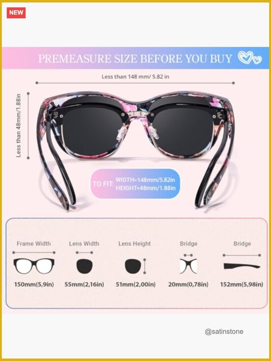 Polarized Fit Over Glasses Sunglasses UV400 Protection for Driving Outdoor main image 6